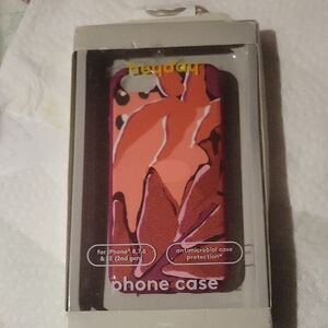 Heyday Vibrant Pink and Orange iPhone Case For iPhone 8,7,6,&SE ( 2nd gen)1
